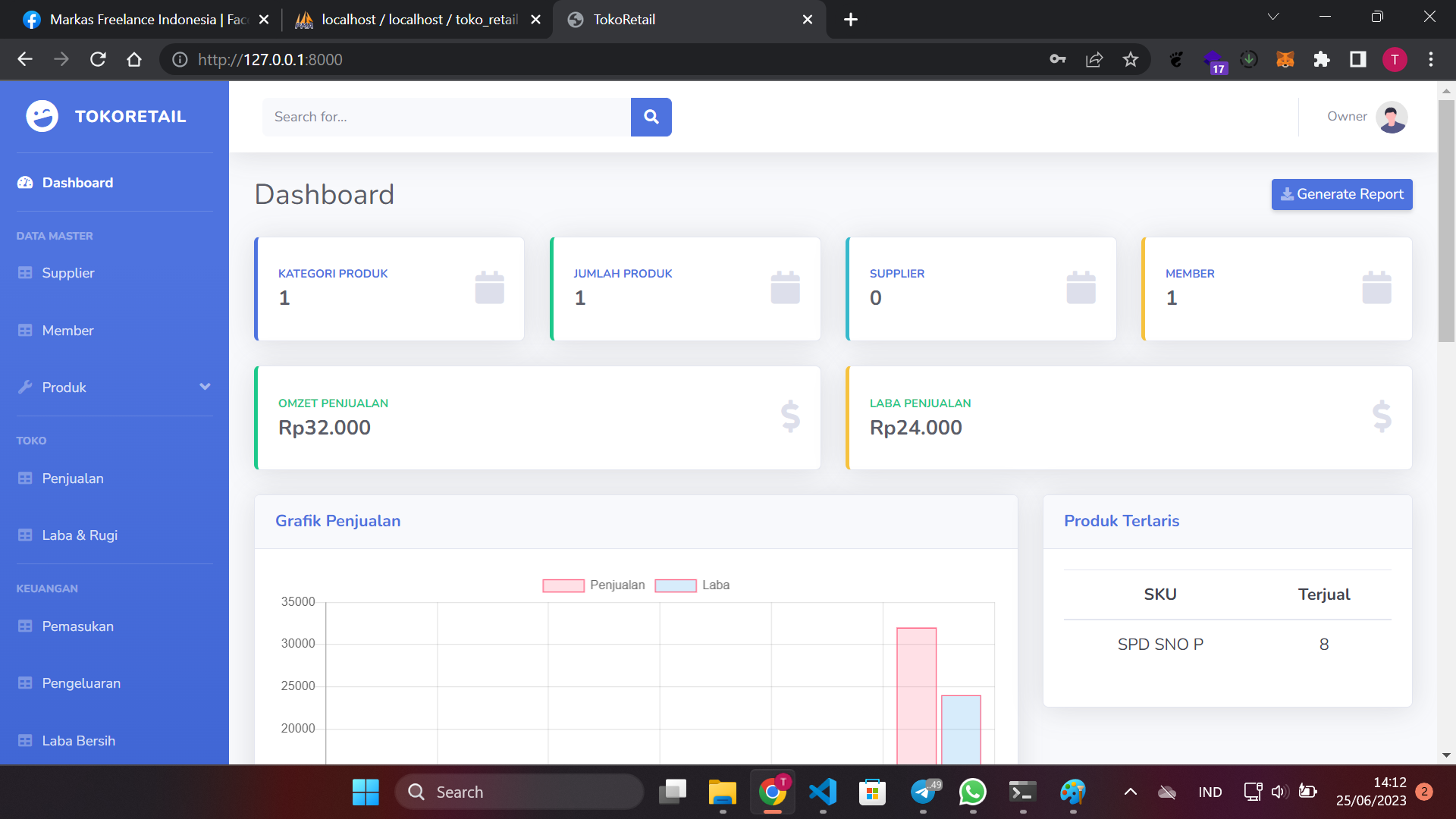 Aplikasi Kasir Laravel